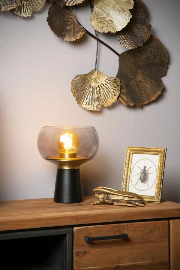 Lucide FARRIS - Table lamp - 1xE27 - Black - atmosphere 2